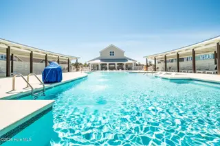 123 Whimbrel Way, Beaufort, NC 28516 – photo 4: Community Pool and Clubhouse