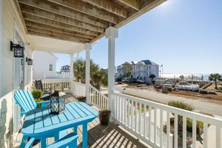 127 Sound Point Drive, Harkers Island, NC 28531 – photo 3: Covered Front Porch with Waterviews