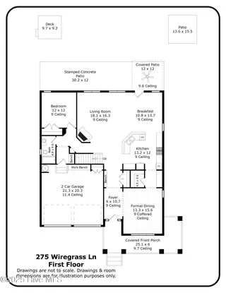 275 Wiregrass Lane, Southern Pines, NC 28387 – photo 4: 275 Wiregrass Ln_First Floor_page-0001