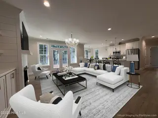 265 St Andrews Drive, Pinehurst, NC 28374 – photo 3: Virtually staged - living and kitchen