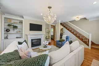 604 E Front Street, New Bern, NC 28560 – photo 14: living room with fireplace