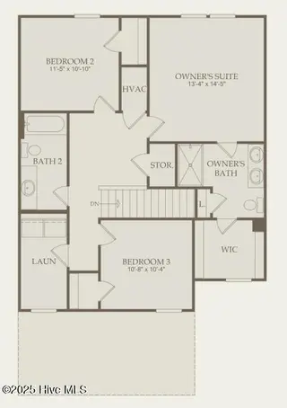 576 Coronado Avenue 18, Leland, NC 28451 – photo 3: Longspur Floorplan Upstairs