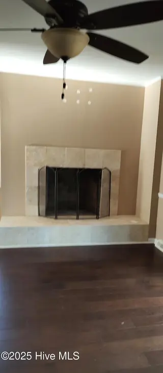 437 Biscayne Drive, Wilmington, NC 28411 — 4-bedroom home in Bayshore Estates, Wilmington, NC, photo 9 of 20: fireplace
