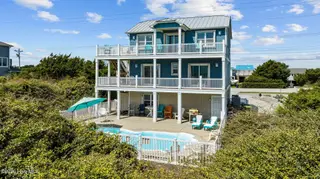 1907 Emerald Drive, Emerald Isle, NC 28594 – photo 1: Exterior Ocean side with Pool