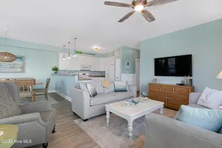203 Ocean Boulevard 203-B Triple S Condos, Atlantic Beach, NC 28512 – photo 6: Living room