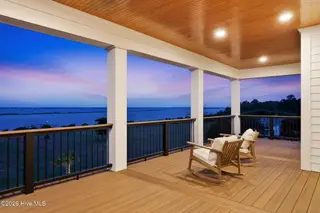402 Kensington Place, Newport, NC 28570 – photo 24: Stunning Twilight Skies & Water Views