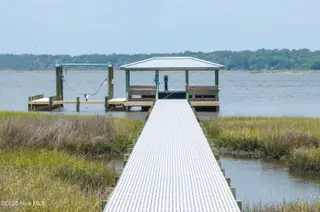 601 New River Inlet Road, North Topsail Beach, NC 28460 – photo 11: 601 New River Inlet Road - Aerial - Edit