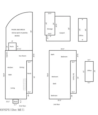 604 E Front Street, New Bern, NC 28560 – photo 3: floor plan 604 E Front Street