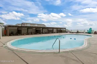The Islander Suites, Emerald Isle — 1-bedroom condo in The Islander Suites, Emerald Isle, NC, photo 13 of 23: Community Pool