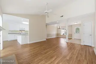 1007 Barkentine Drive, New Bern, NC 28560 – photo 10: Living Area towards Kitchen & Dining