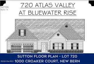 1000 Croaker Court, New Bern, NC 28562 – photo 3: Front Elevation 720-AV