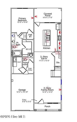 1218 Sunwater Terrace, Leland, NC 28451 — 4-bedroom townhome in Grand Park, Leland, NC, photo 2 of 49: 187 1st floor