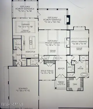 1306 Barkentine Drive, New Bern, NC 28560 – photo 17: First level floor plan flipped
