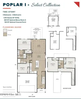 1030 Beechridge Drive SW 73, Ocean Isle Beach, NC 28469 – photo 2: Poplar I Floorplan