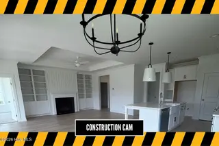132 Windswept Lane, Beaufort, NC 28516 – photo 10: Living Room with Gas Fireplace