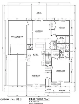 102 Maple Court, Havelock, NC 28532 – photo 3: First Floor Plan