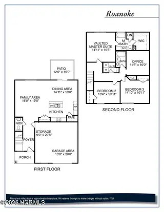 202 Triton Lane, Surf City, NC 28445 – photo 4: RoanokeFloorPlan