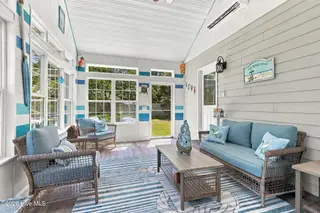 203 George Taylor Road, Newport, NC 28570 – photo 24: Heated and Cooled Sunroom