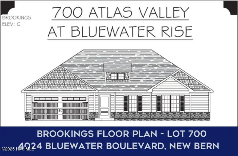 4024 Bluewater Boulevard, New Bern, NC 28562 – photo 1 of 13: BROOKINGS ELEVATION