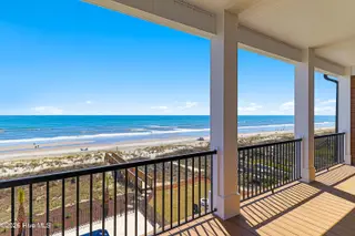 3503 Ocean Drive E, Emerald Isle, NC 28594 – photo 3: Covered Balcony with Ocean Views