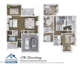 1071 Echo Drive NE, Leland, NC 28451 – photo 23: Armstrong 3-D Floor Plan with Disclaimer