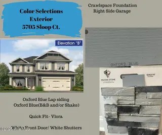 5705 Sloop Court, New Bern, NC 28560 – photo 3: Color Selections- Kitchen 1118 Coral Ree
