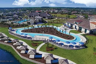 3022 82 W Timber Crest Drive NE, Leland, NC 28451 — lot in Compass Pointe, Leland, NC, photo 11 of 20: 9 Lazy River Aerial