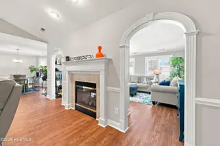 3808 Rainbow Street, Greenville, NC 27834 – photo 7: living room fireplace