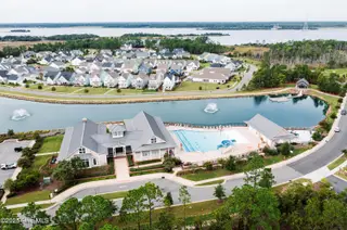 209 Coastal Dune Court, Wilmington, NC 28412 — 3-bedroom home in Riverlights, Wilmington, NC, photo 16 of 27: Riverlights Aerial Lake and River (Resiz
