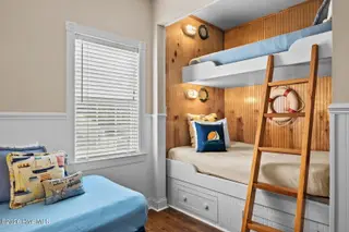 201 Shipwreck Lane, Emerald Isle, NC 28594 – photo 18: Ground level room w built in bunks