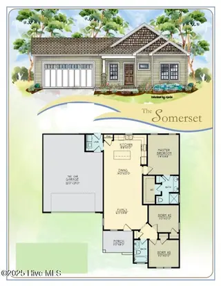 1760 Cardinal Drive, Deep Run, NC 28525 – photo 2: Somerset 2car garage ElvFloor