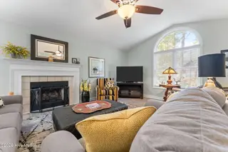 245 Firetree Lane, Seven Lakes, NC 27376 – photo 3: Living Room Fireplace
