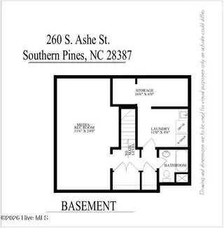 260 S Ashe Street, Southern Pines, NC 28387 – photo 7: Basement J{G