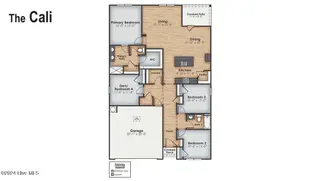 418 Driftwood Drive Lot 7, Richlands, NC 28574 – photo 3: Cali EXP_Floorplan