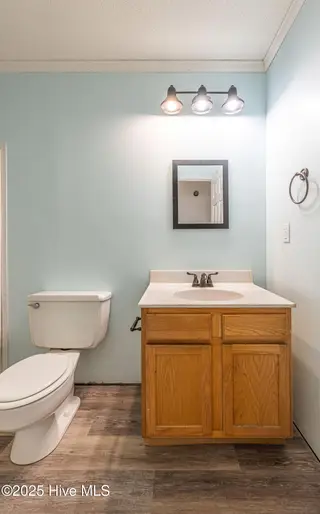 127 Rodney Lanier Road, Chinquapin, NC 28521 — 3-bedroom home, Chinquapin, NC, photo 23 of 61: Hallway full bathroom