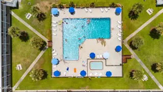 1918 W Ft Macon Road 201, Atlantic Beach, NC 28512 – photo 24: Aerial View of Pool