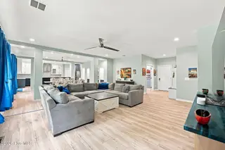 2986 Old Airport Road, New Bern, NC 28562 – photo 12: Livingroom with Kitchen View
