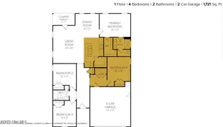 608 S Squires Run Lane, Richlands, NC 28574 – photo 2: Floor Plan