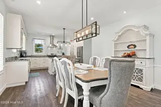 203 George Taylor Road, Newport, NC 28570 – photo 17: Dining Area into Kitchen