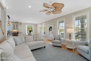 111 Sea Isle North Drive & Slip 7, Indian Beach, NC 28512 – photo 6: Open living room