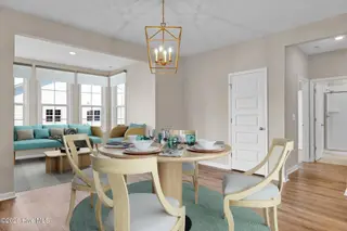 613 Dressage Way, Wilmington, NC 28411 — 4-bedroom home in Scotts Hill Village, Wilmington, NC, photo 6 of 19: Eat-In and Sunroom - Edisto Plan