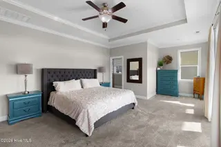525 Sanders Lane, Newport, NC 28570 – photo 24: Primary suite with creek views