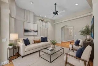 111 Wyndham Way, Wilmington, NC 28411 — 3-bedroom home in Wyndham Ridge, Wilmington, NC, photo 13 of 72: Virtually staged living room