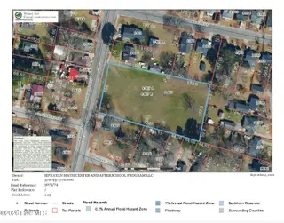 1407 Goldsboro Street S, Wilson, NC 27893 — lot in WN & WD Hackney, Wilson, NC, photo 3 of 5: GIS Aerial View