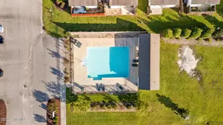 702 Pirates Landing Drive, Beaufort, NC 28516 – photo 11: Aerial of Community Pool Area