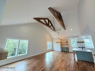 116 Hardwick Lane, Newport, NC 28570 – photo 19: GREAT ROOM and Custom Beams