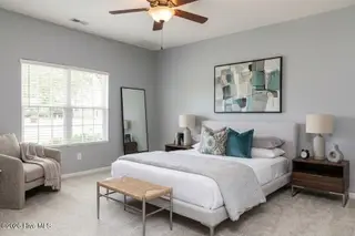 6600 Dorrington Drive, Wilmington, NC 28412 — 4-bedroom home in Lords Creek, Wilmington, NC, photo 15 of 33: Primary Bedroom