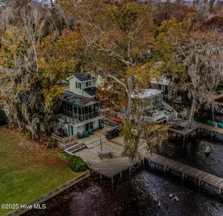 3002 Canal Cove Road, Lake Waccamaw, NC 28450 – photo 13: AerialViewBackOfHouse