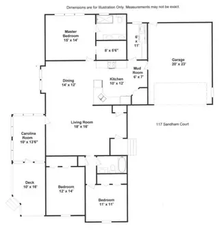 117 Sandham Court, Seven Lakes, NC 27376 – photo 2: Floor plan