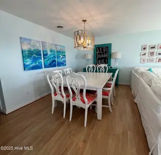 801 Ocean Drive, Emerald Isle, NC 28594 – photo 8: 8 Dining area with OCEAN VIEWS